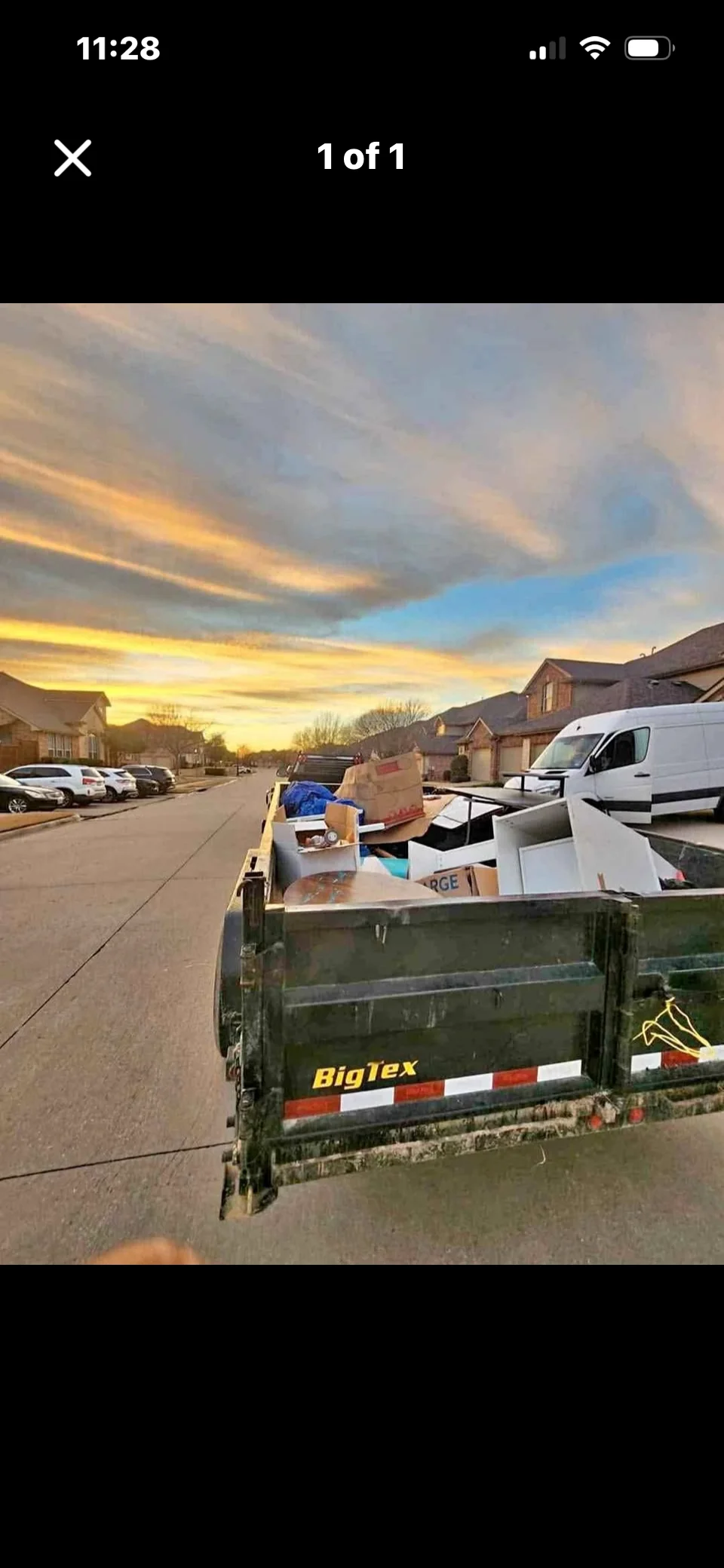 Complete property cleanout with all items cleared from a residential space by JK Hauling