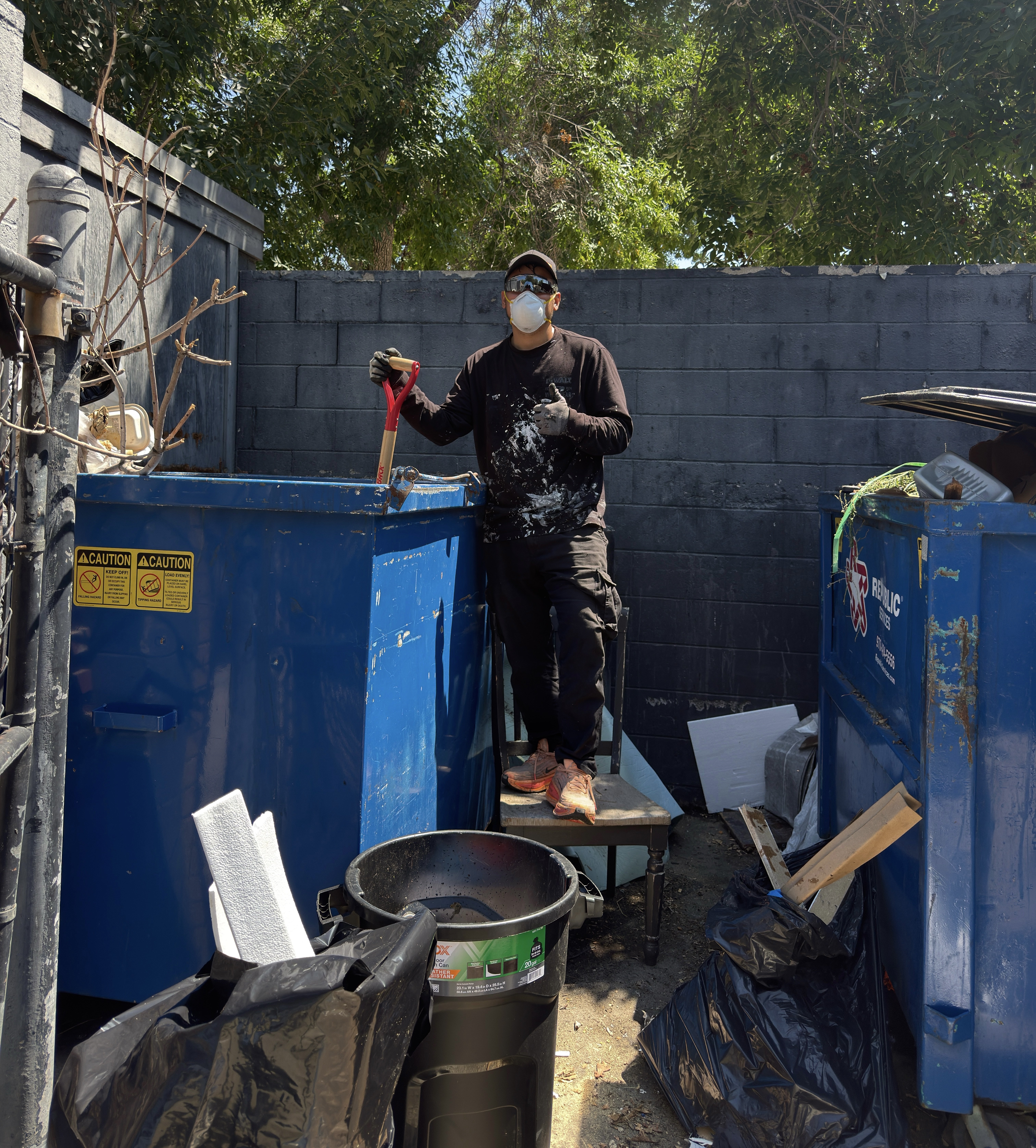 JK Hauling junk removal and property cleanout work